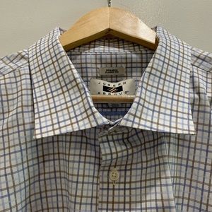 Joseph Abboud check long sleeve dress shirt